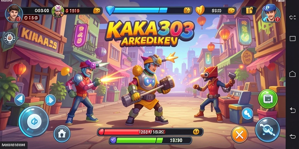 Tampilan gameplay KAKA303 yang penuh aksi dan keseruan.
