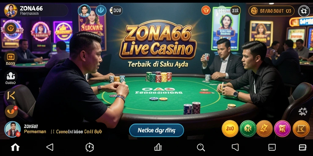 Gambaran gameplay menarik dari ZONA66 Live Casino.